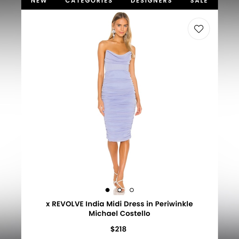 x REVOLVE India Midi Dress in Periwinkle
Michael Costello